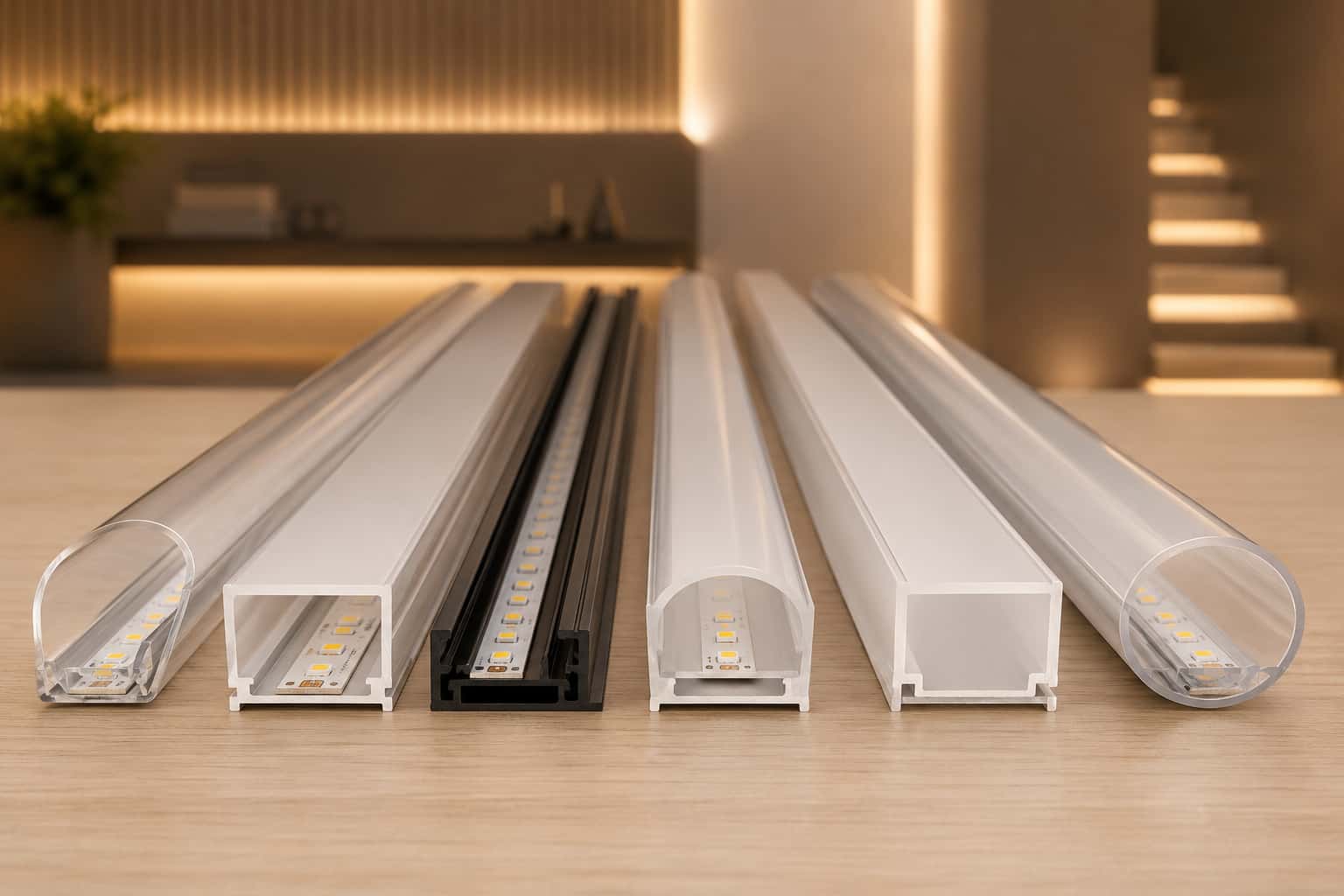Tipo de perfil de LED: compare opções e escolha certo